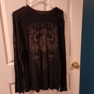 Men's long sleeve Affliction shirt